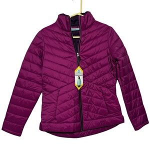 Ladies's Free Countey Ultrafill Berry Quilted Jacket